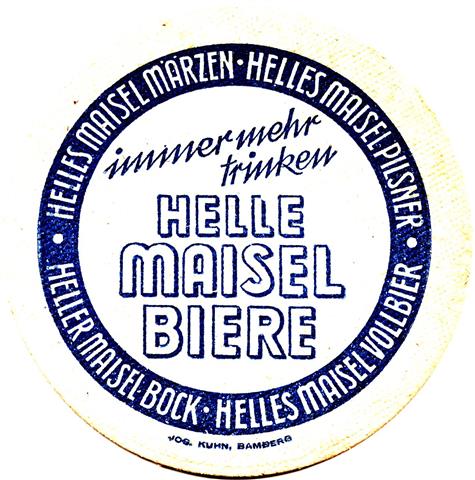 bamberg ba-by maisel rund 2b (215-immer mehr-blau)